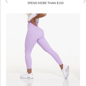 NVGTN XS LAVENDER SIGNATURE LEGGINGS